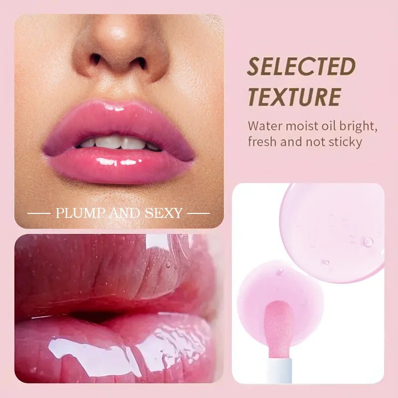 Gloss à Lèvres Hydratant Effet Miroir - Huile Légère Longue Tenue - meliaglow