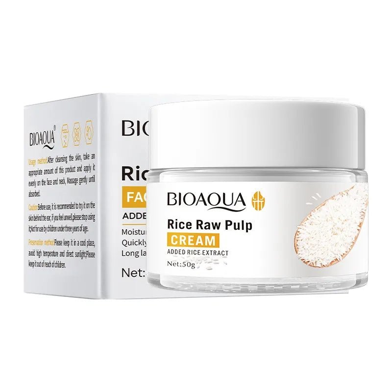 Masque Contour des Yeux BIOAOUA à la Purée de Riz - Anti - Rides Hydratant - meliaglow