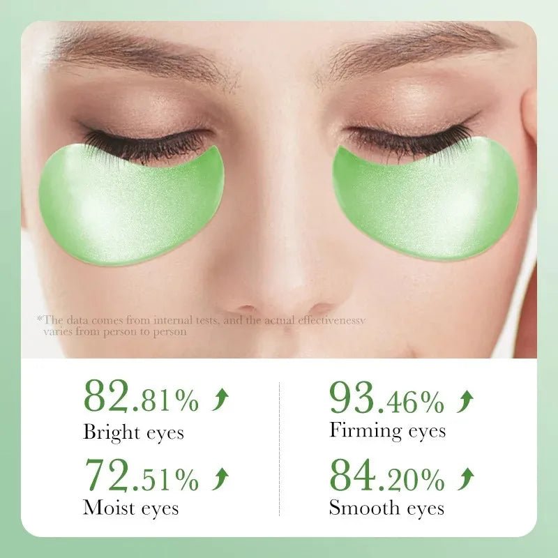 Masque Contour des Yeux Aloe Vera Collagène - 60 Patchs Anti - Cernes Anti - Rides - meliaglow