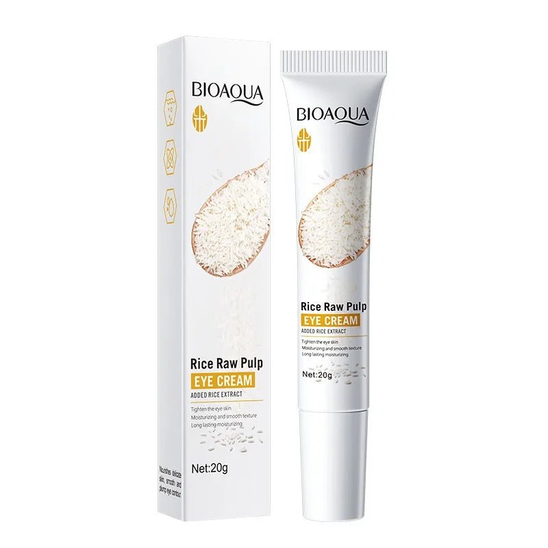 Masque Contour des Yeux BIOAOUA à la Purée de Riz - Anti - Rides Hydratant - meliaglow