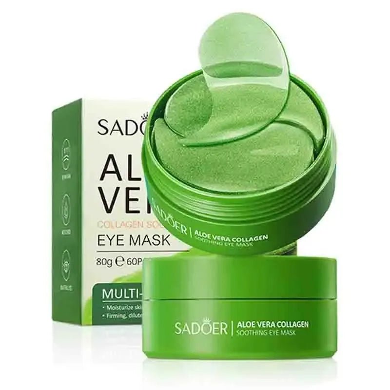 Masque Contour des Yeux Aloe Vera Collagène - 60 Patchs Anti - Cernes Anti - Rides - meliaglow