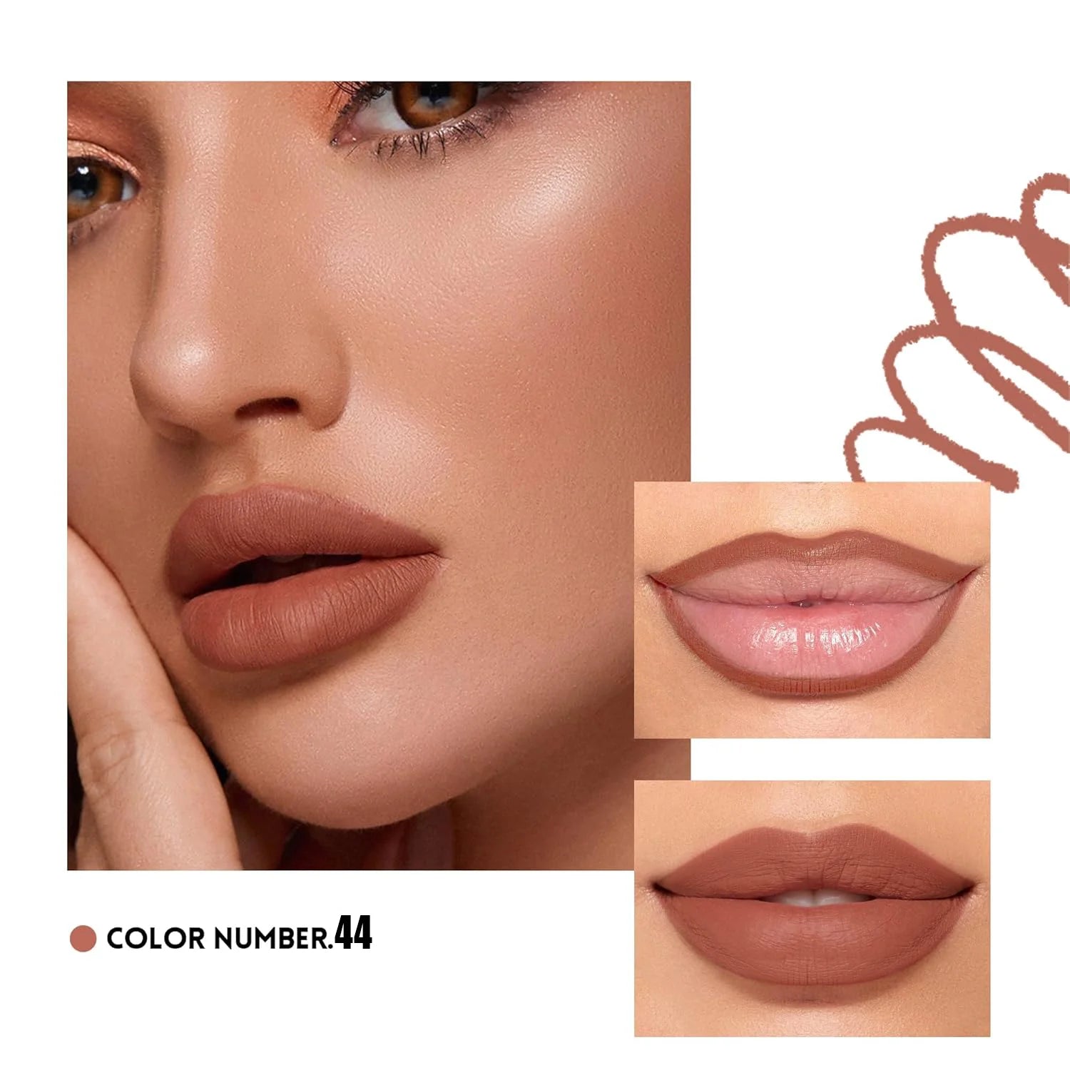 Crayon Contour des Lèvres Hydratant - 12 Couleurs Soyeux Longue Tenue - meliaglow