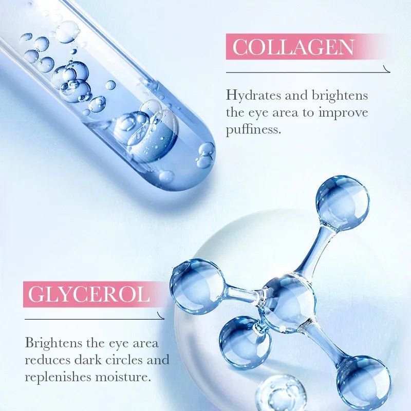 Masque Contour des Yeux Sakura Collagène - 60 Patchs Anti - Cernes Hydratant - meliaglow