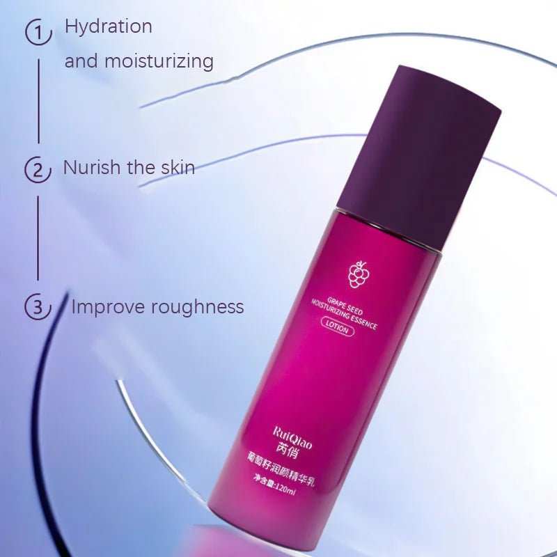 Émulsion Essence Pépins de Raisin 120ml - Hydratant Raffermissant Anti - Âge - meliaglow