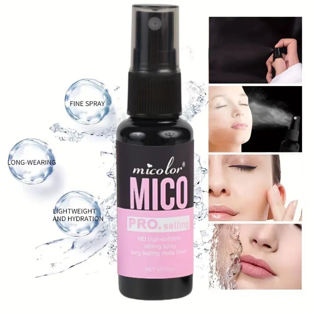 Kit Maquillage Base + Spray Fixateur - Pores Invisibles Tenue Longue Durée - meliaglow