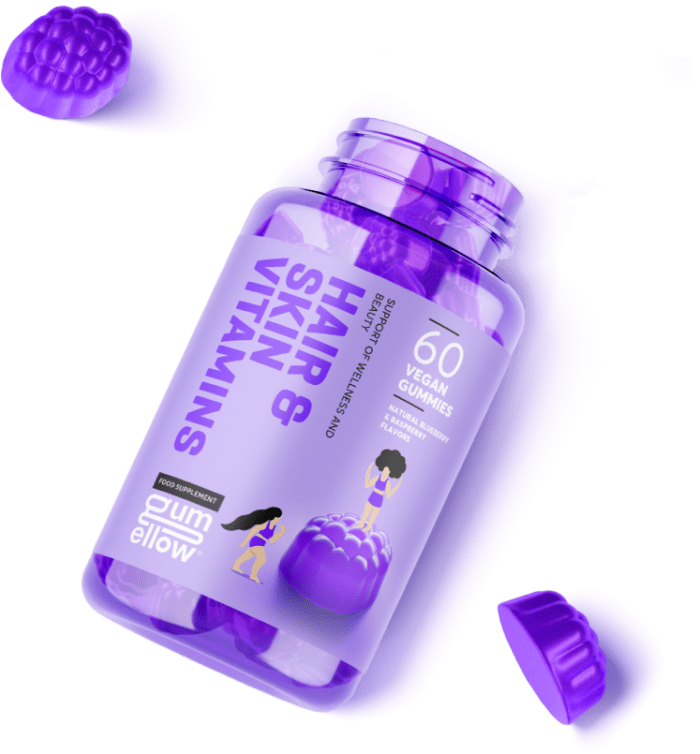 VITAMINES POUR CHEVEUX ET PEAU GUMELLOW - meliaglow