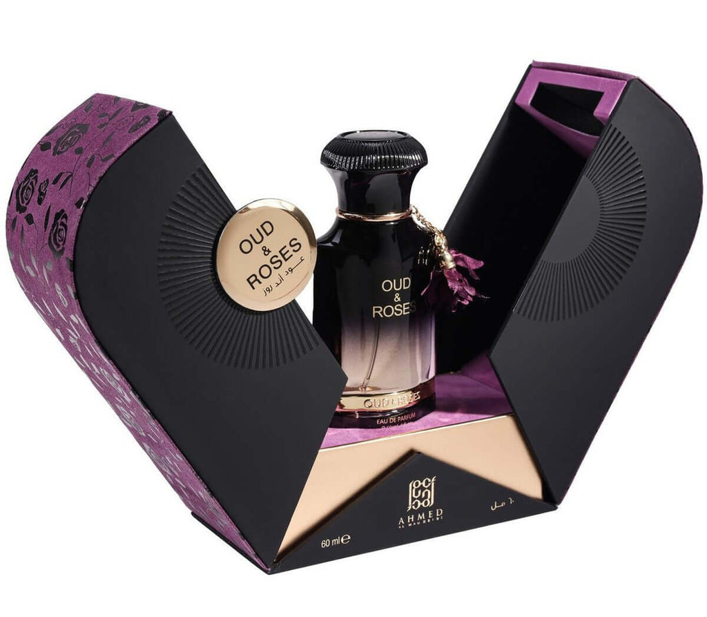 Ahmed Al Maghribi Oud & Roses Eau de Parfum 60ml - meliaglow
